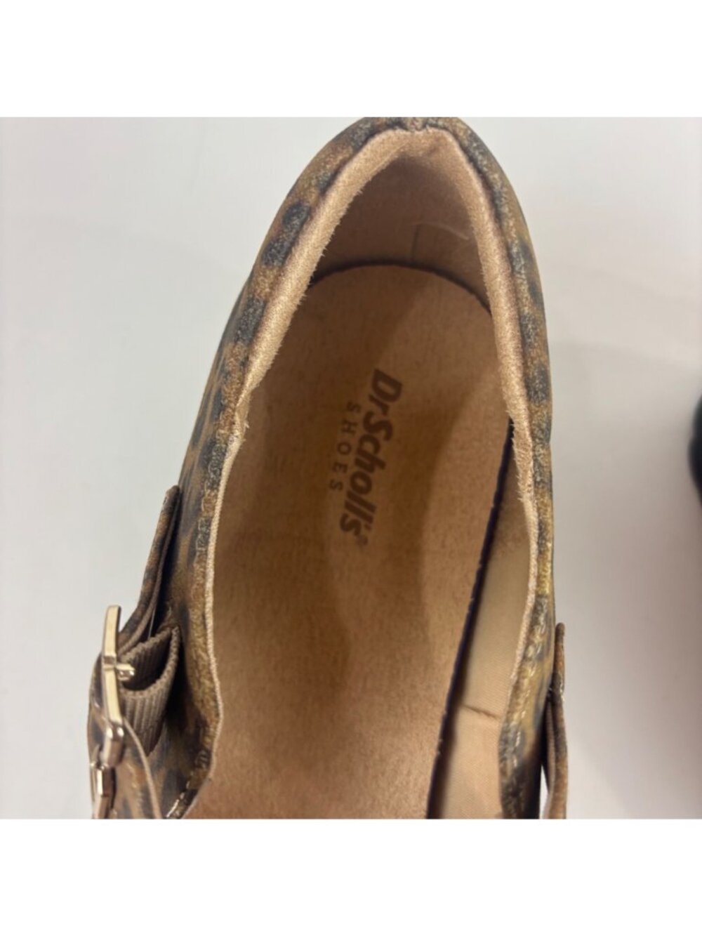 Dr. Scholls Bring It Jane Platform Mary Jane Shoes Womens 10 Leopard Print T-Str - Picture 8 of 10